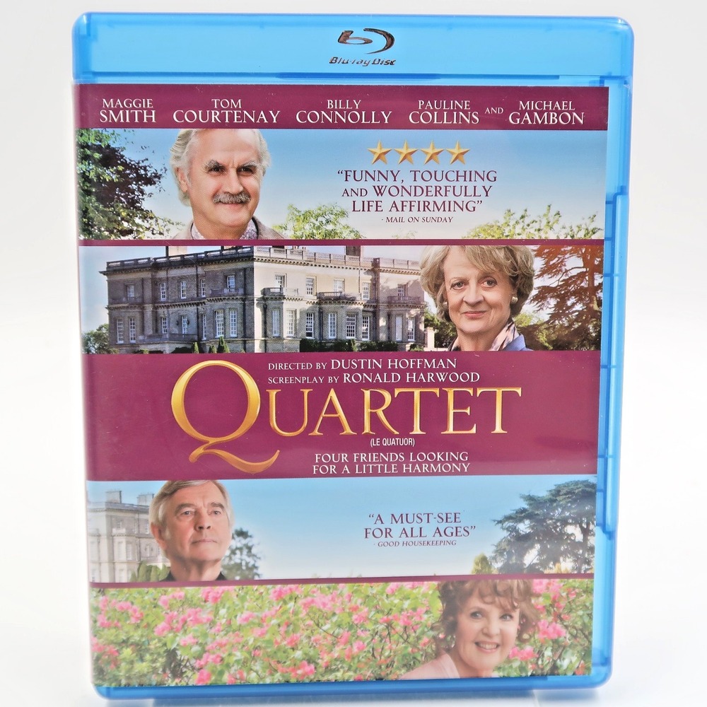 Quartet Blu-ray 2013 Movie Maggie Smith Dustin Hoffman E-ONE PG NTSC